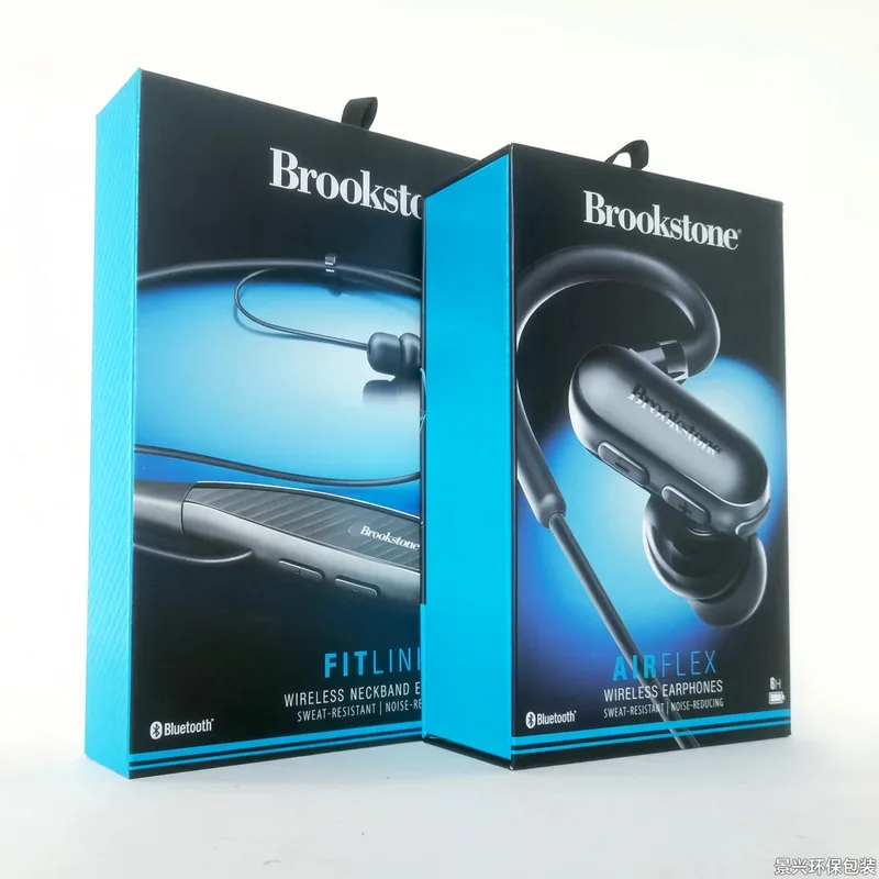 Magnetic flip box for earbuds
