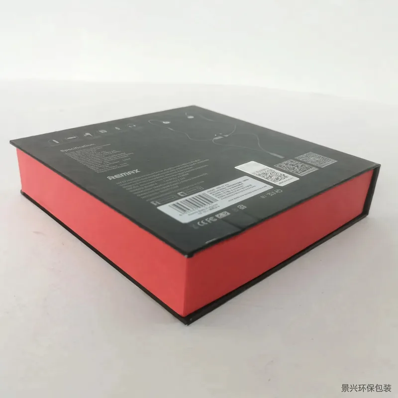 Flip carton with foil brand mark