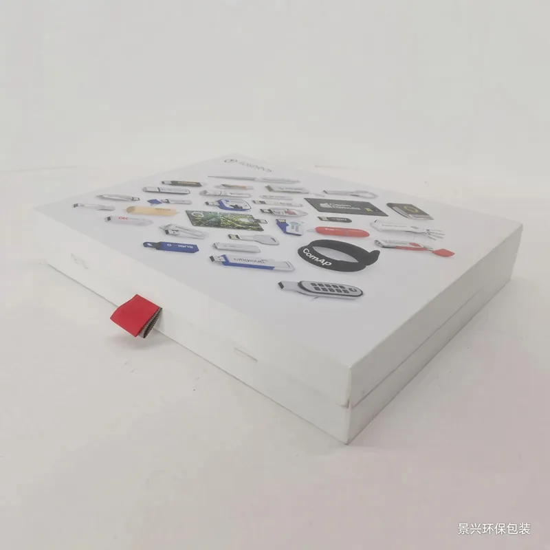 Flip carton with printed panel