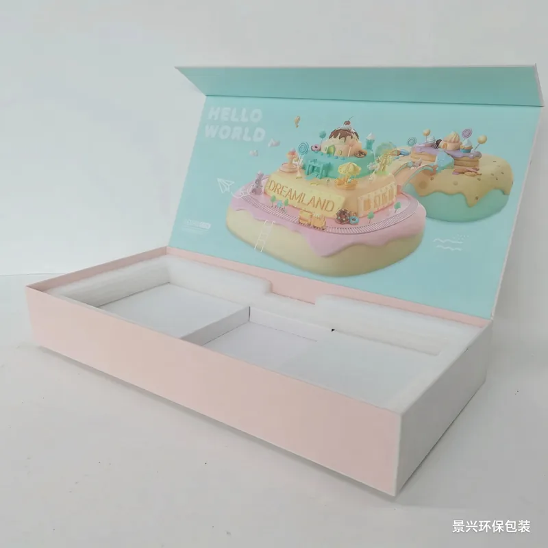 Carton with printed keyboard layout