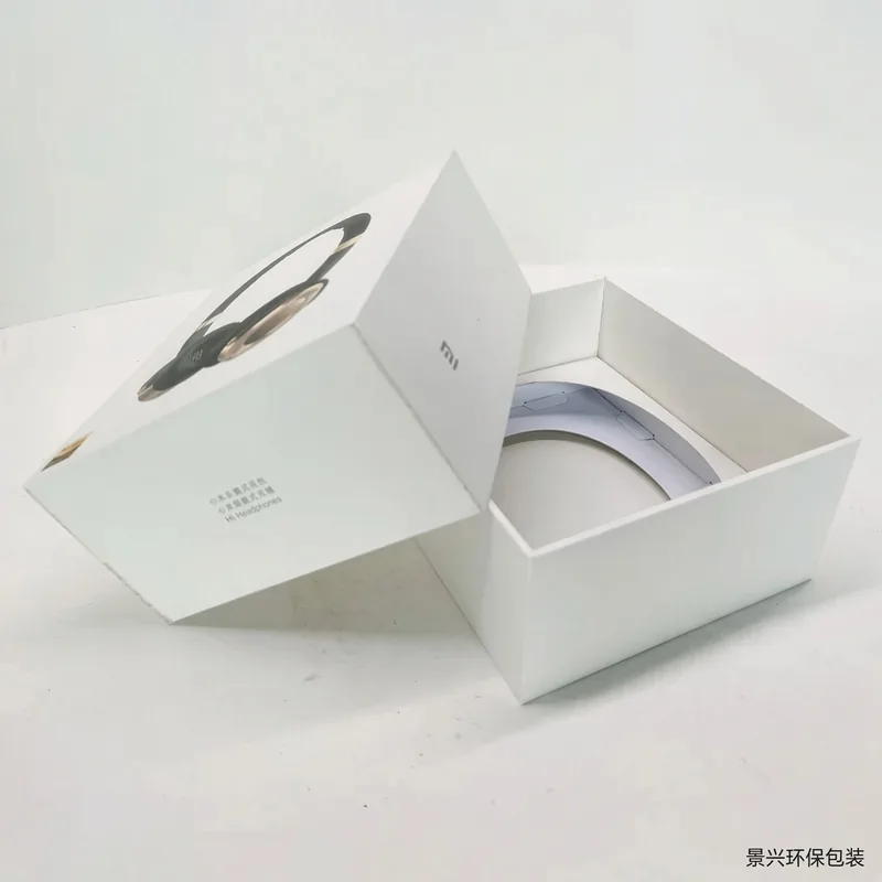 Lid-and-base carton for over-ear headphones