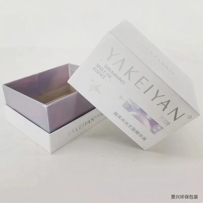 Cosmetics lid-and-base, soft ground