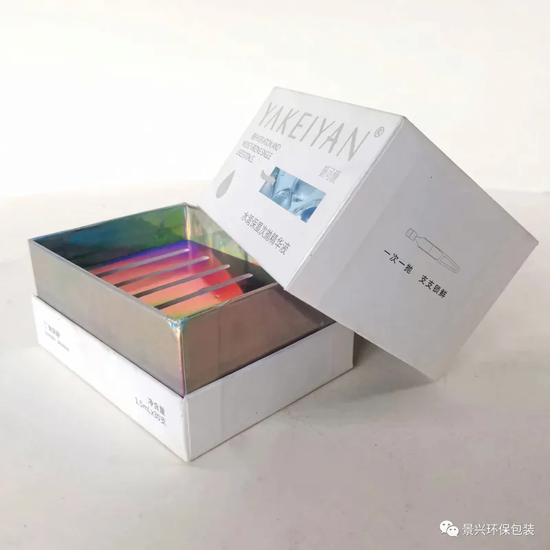 Cosmetics box with foam insert